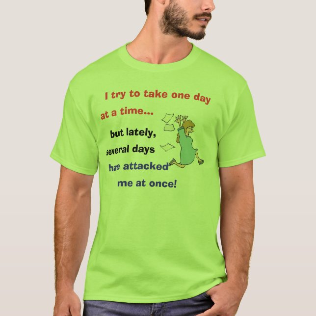 Camiseta Un día a la vez (Anverso)
