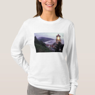 Camiseta Un día brumoso en la costa de Oregón en Heceta