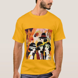 Camiseta Un Día de Acción de Gracias para los Flappers