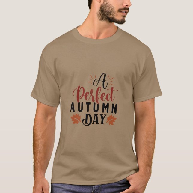 Camiseta Un día de otoño perfecto (Anverso)