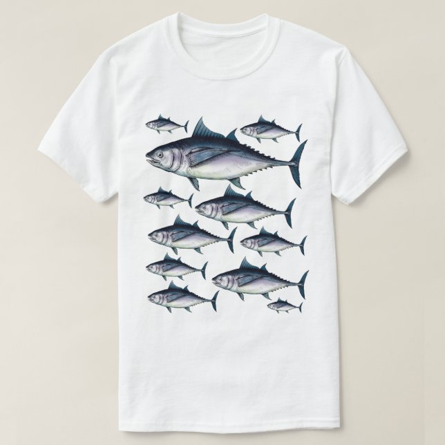 Camiseta Un día de pesca ordinario (Diseño del anverso)