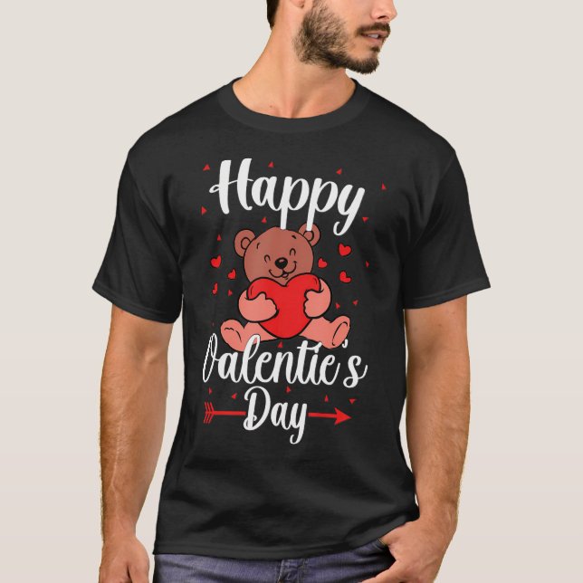 Camiseta Un Día de San Valentín Alegre Día De San Valentín (Anverso)