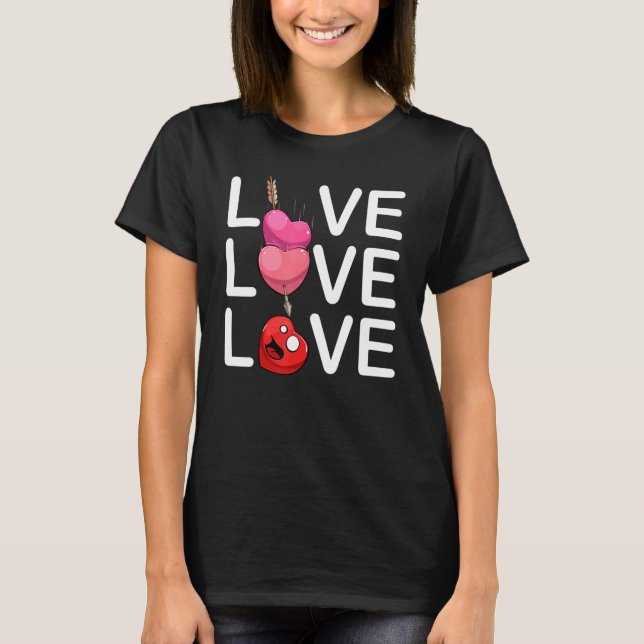 Camiseta Un Día de San Valentín único gracioso contra la re (Anverso)