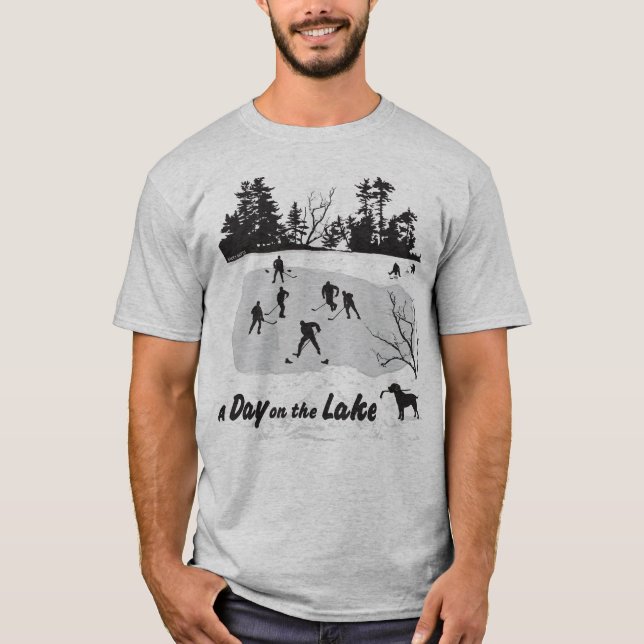 Camiseta Un día en el hockey sobre lagos (Anverso)