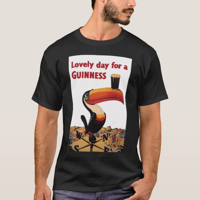 Camiseta Un día encantador para un Guinness de los anuncios (Anverso)