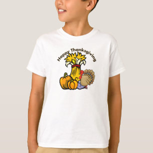 Camiseta Un día feliz de la acción de gracias