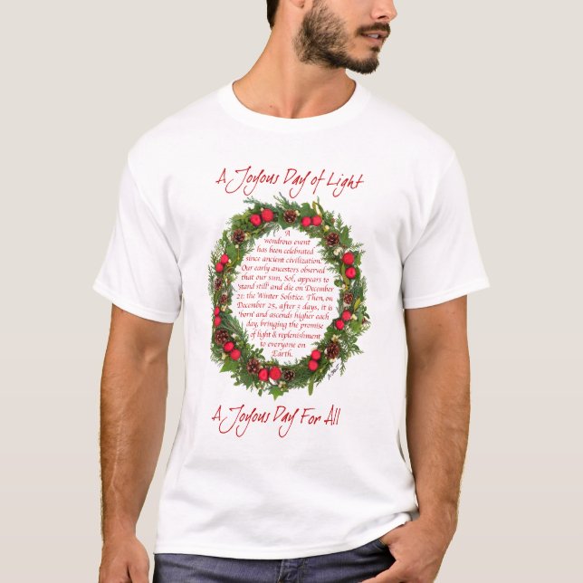 Camiseta Un día feliz para todos - (Anverso)