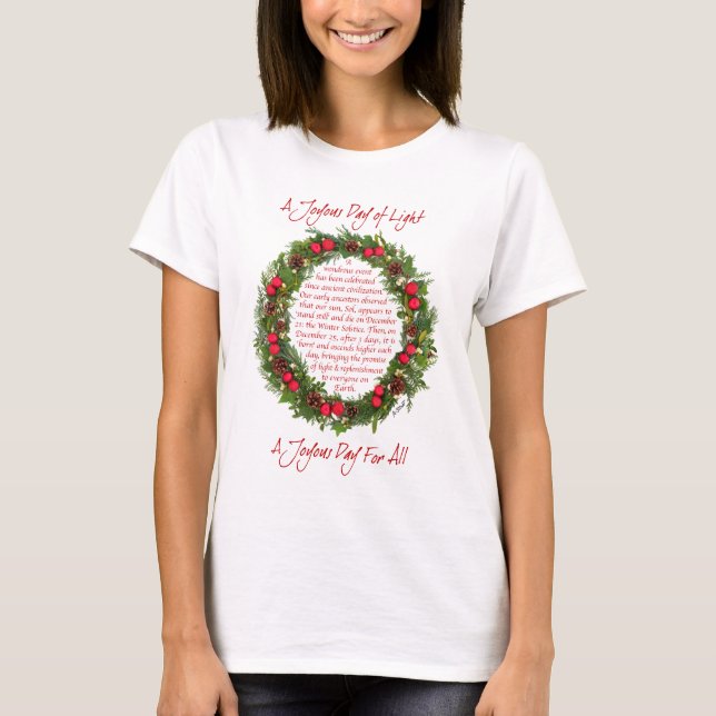 Camiseta ¡Un día feliz para todos! - (Anverso)