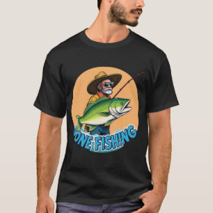 Camiseta Un Día Sin Caña De Pescar Es Como Es Bromas - C