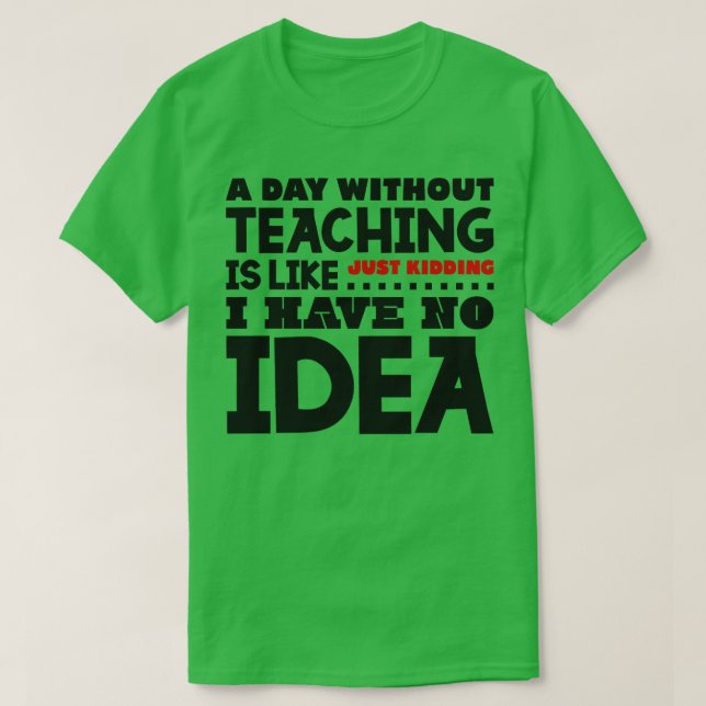 Camiseta Un día sin clases (Diseño del anverso)