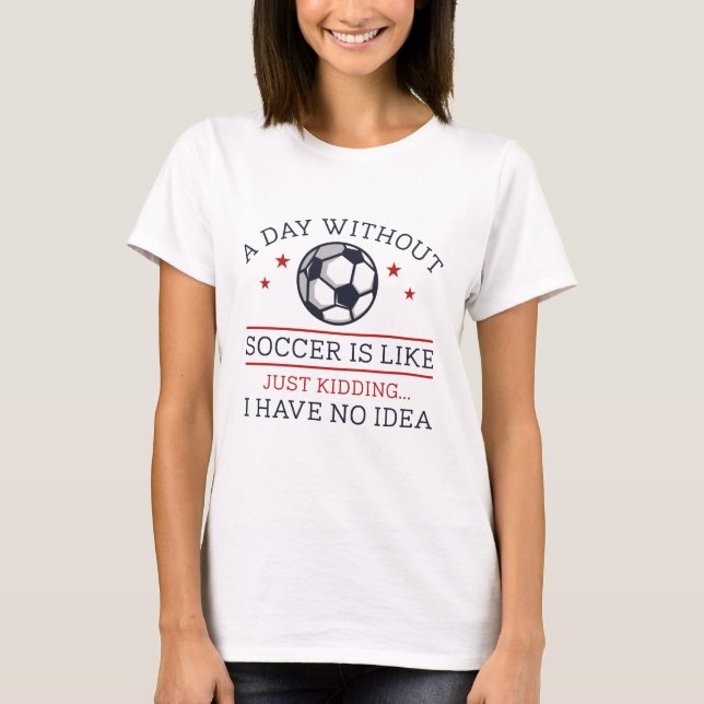 Camiseta Un día sin fútbol (Anverso)