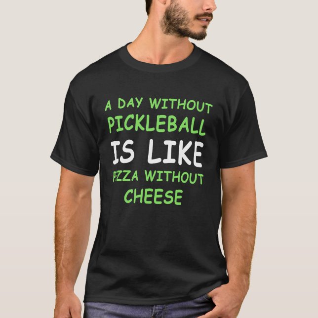 Camiseta Un día sin futbolín y pizza II (Anverso)