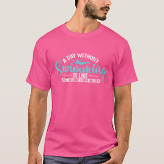 Camiseta Un día sin nadar es como un deporte retro