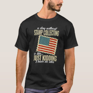 Camiseta un día sin sello de recogida de la marca filatélic