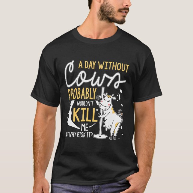 Camiseta Un Día Sin Vacas Vacas (Anverso)