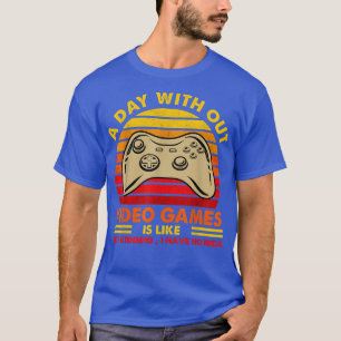 Camiseta Un día sin videojuegos divertidos videojuegos