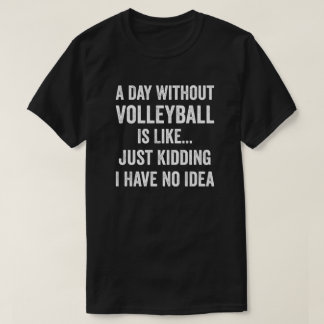 Camiseta Un día sin voleibol es como un amante del voleibol