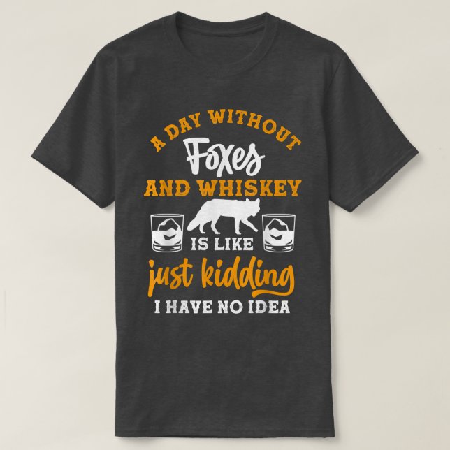 Camiseta Un día sin whisky y enemigos (Diseño del anverso)