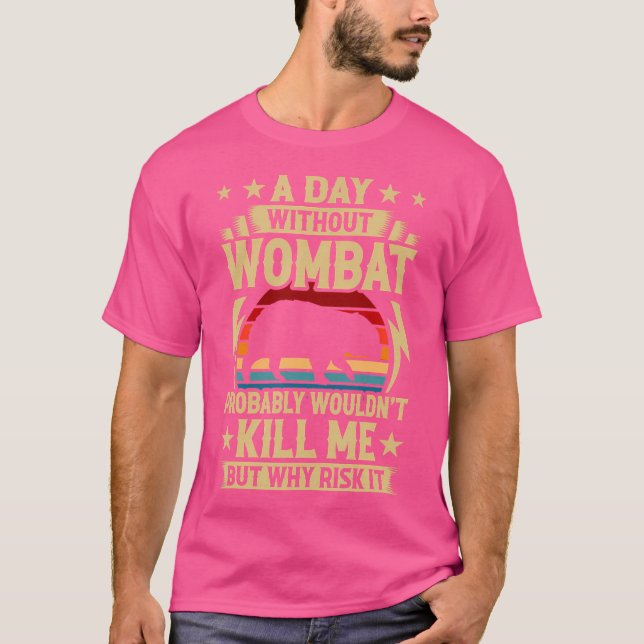 Camiseta Un día sin Wombat (Anverso)