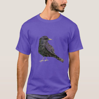 Camiseta Un dibujo acuarela de una estrella