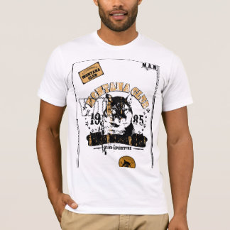 Camiseta Un dibujo de un lobo.