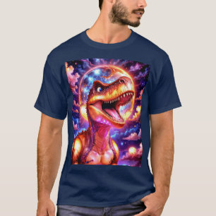 Camiseta Un Dino Colorido Y Más Adorable