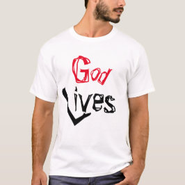 Camiseta Un Dios alucinante vive una religión Inspiradora y