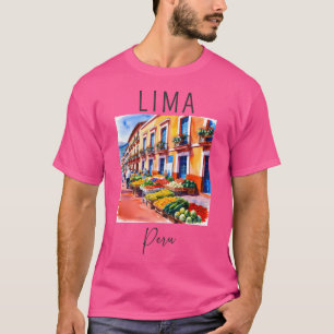 Camiseta Un diseño acuático de Lima - Perú