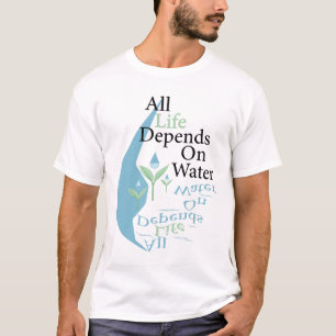 Camiseta Un diseño agradable para el Día Mundial del Agua