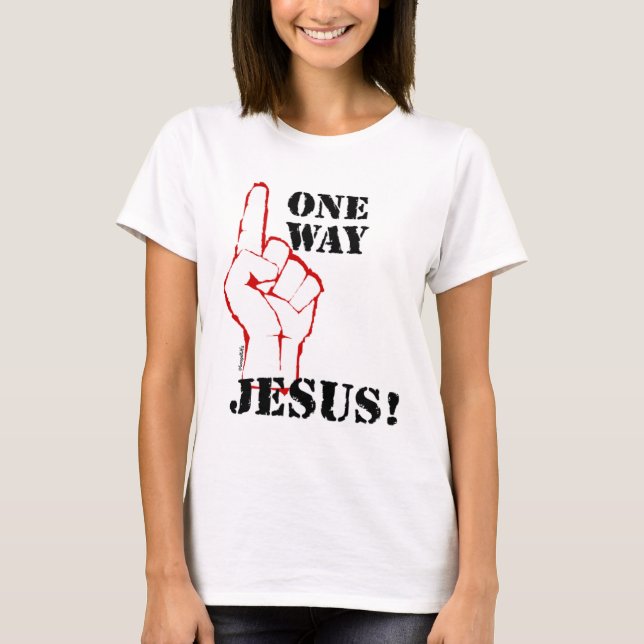 Camiseta Un diseño cristiano del regalo de Jesús de la (Anverso)