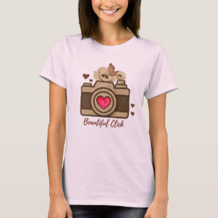 Camiseta Un diseño de clic hermoso