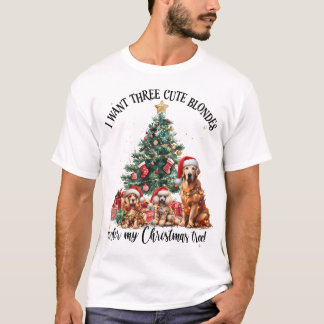 Camiseta Un diseño de Navidad para amantes de perros y cach