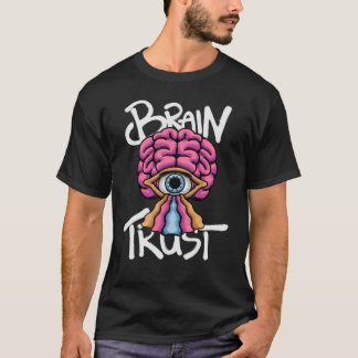 Camiseta Un diseño de ropa callejera de cerebro y ojo surre