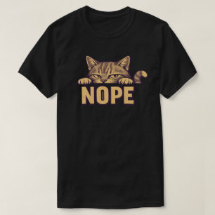 Camiseta Un diseño divertido con tema de gato