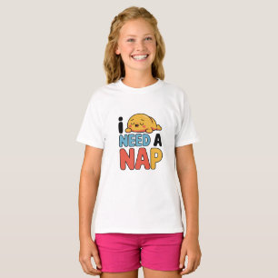 Camiseta Un diseño divertido y lindo de “Necesito una siest