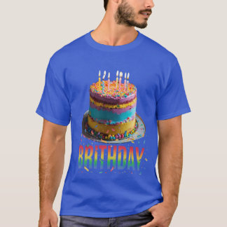 Camiseta Un diseño fotográfico de colores de pastel de Brit