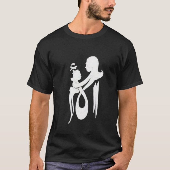 Camiseta "Un diseño que representa la maternidad: Cartas me (Anverso)