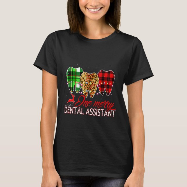 Camiseta Un divertido asistente dental alegre regalo divert (Anverso)