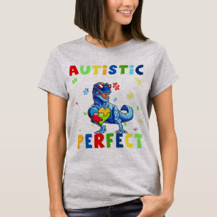 Camiseta Un divertido autismo cita "La sociedad dice que so