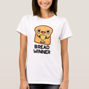 Camiseta Un divertido bollo de comida para ganadores de pan