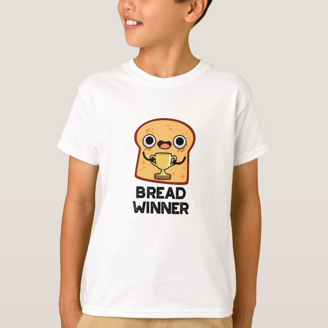 Camiseta Un divertido bollo de comida para ganadores de pan (Anverso)
