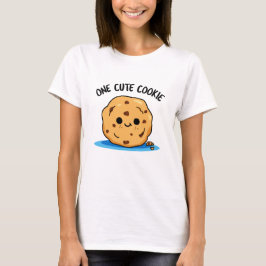 Camiseta Un divertido bollo de comida para una galleta