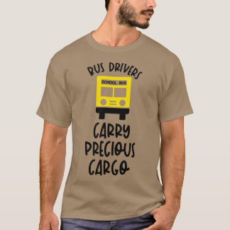 Camiseta Un divertido conductor de autobús escolar dice reg