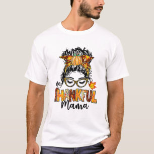 Camiseta Un Divertido Desordenado Bun De Mamá Que Cae En El