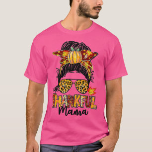 Camiseta Un Divertido Desordenado Bun De Mamá Que Cae En El