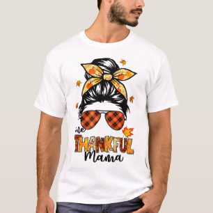 Camiseta Un Divertido Desordenado Bun De Mamá Que Cae En El