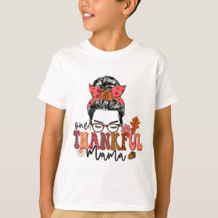 Camiseta Un Divertido Desordenado Bun De Mamá Que Cae En El