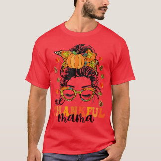 Camiseta Un Divertido Desordenado Bun De Mamá Que Cae En El