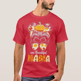 Camiseta Un Divertido Desordenado Bun De Mamá Que Cae En El