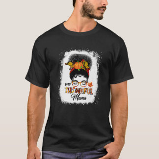 Camiseta Un Divertido Desordenado Bun De Mamá Que Cae En El
